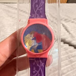 Vintage 1990’s Disney Purple & Pink Sleeping Beauty Kids Watch
